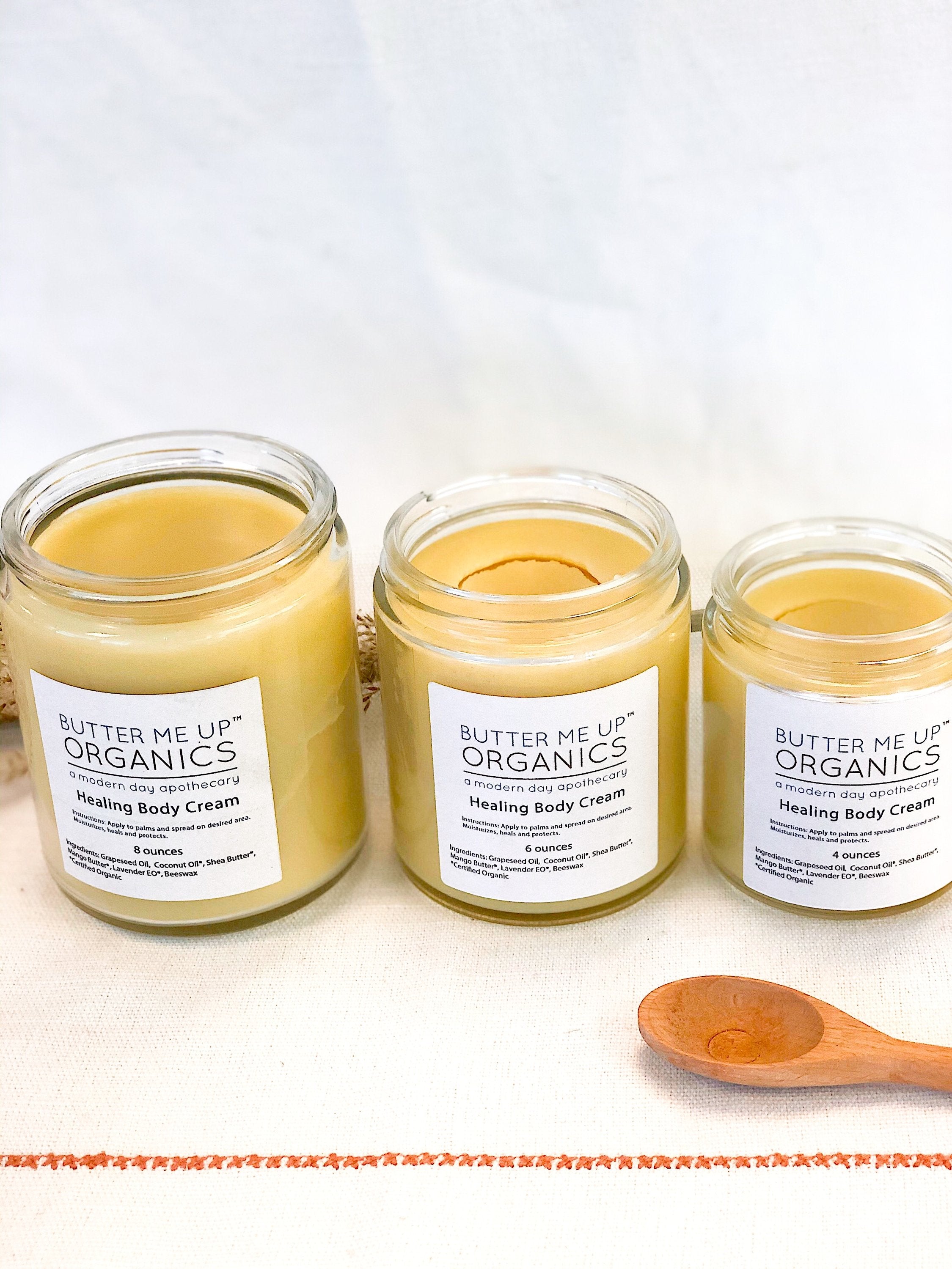 Healing Body Cream / organic body lotion / winter skin / dry skin / - Everbeaut