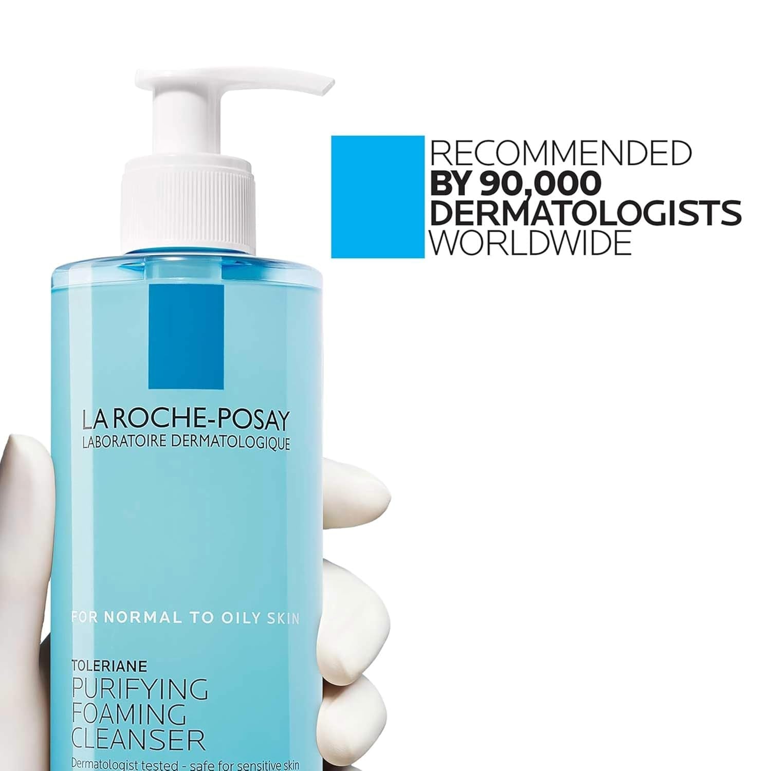 La Roche - Posay Toleriane Purifying Foaming Cleanser – Oil - Free Face Wash for Sensitive & Acne - Prone Skin - Everbeaut