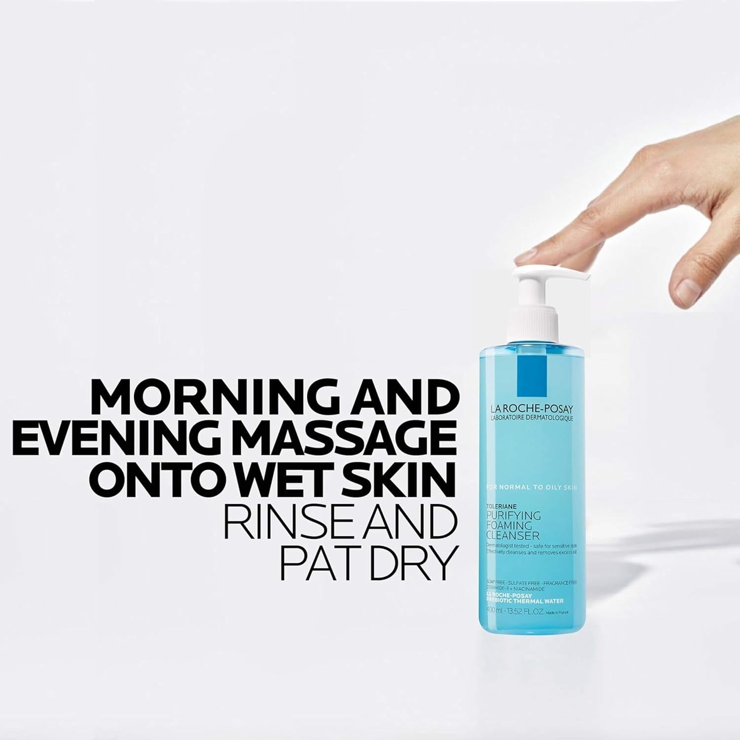 La Roche - Posay Toleriane Purifying Foaming Cleanser – Oil - Free Face Wash for Sensitive & Acne - Prone Skin - Everbeaut
