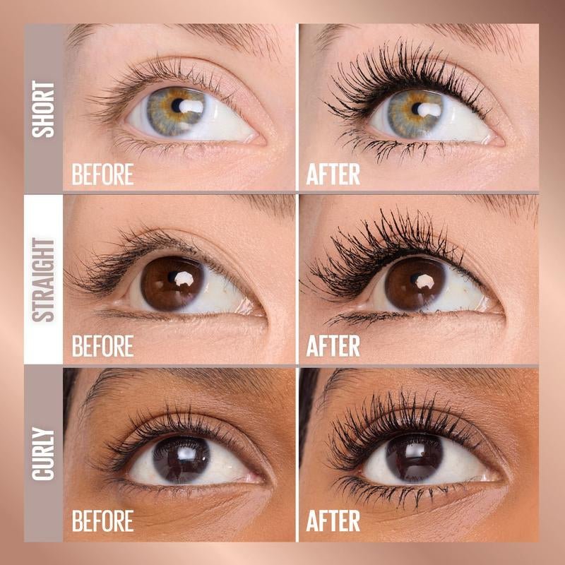 Maybelline Lash Sensational™ Mascara – 24 - Hour Lift & Volumizing Formula for Fuller, Fan - Effect Lashes - Everbeaut