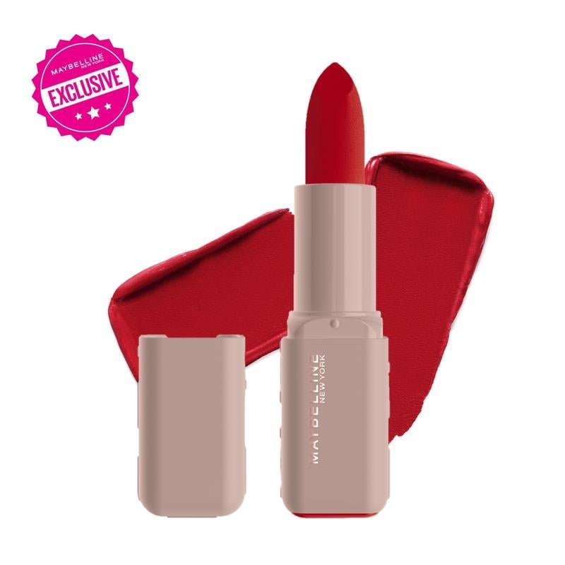 Maybelline Serum Lipstick with Hyaluronic Acid – Long - Lasting Satin & Matte Finish with 8 - Hour Hydration - Everbeaut