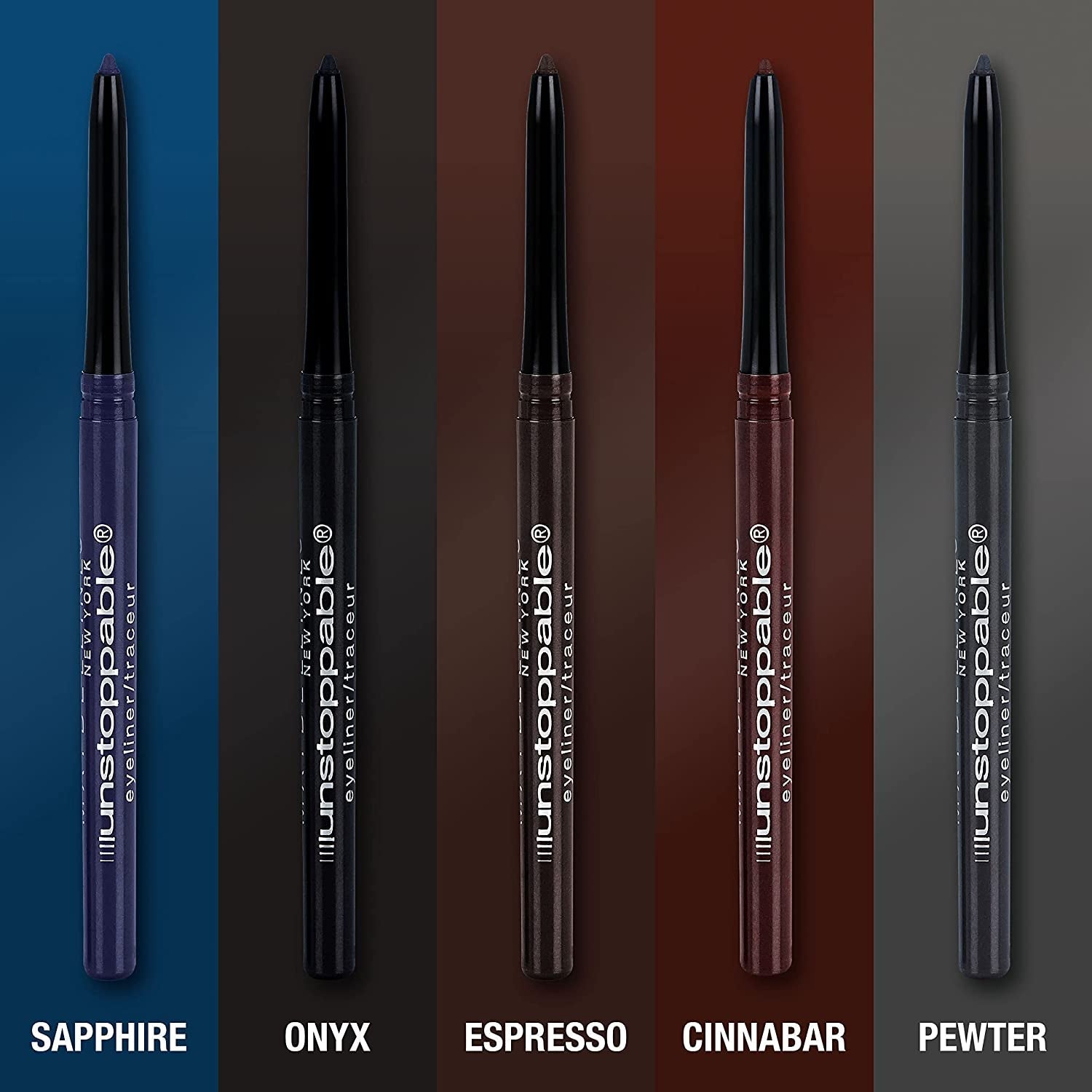 Maybelline Unstoppable Waterproof Mechanical Eyeliner – Ultra - Black Onyx | Smudge - Proof 24 - Hour Long - Wear - Everbeaut