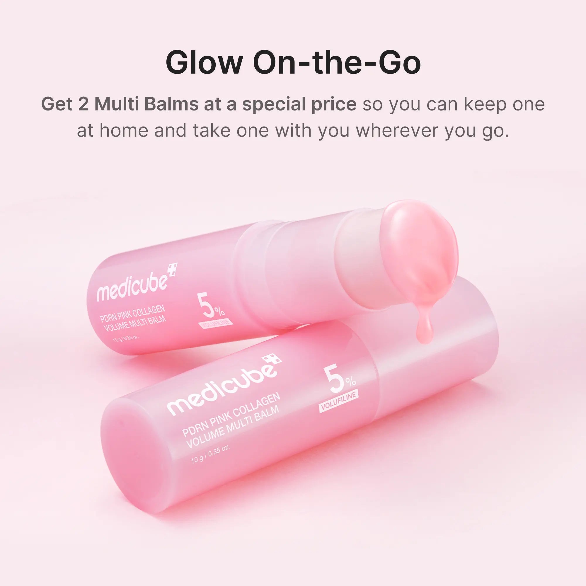 Medicube PDRN Pink Collagen Volume Multi Balm for Firming Care - Everbeaut