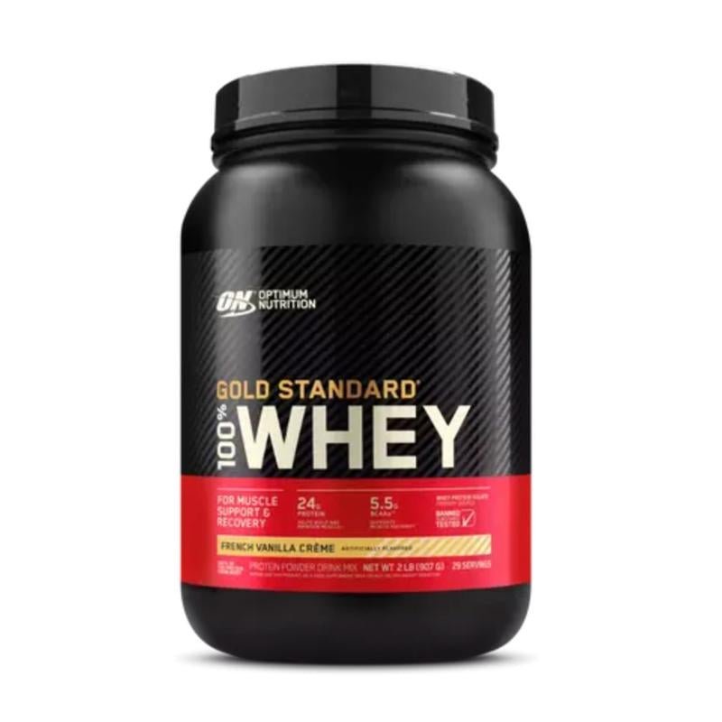 Optimum Nutrition Gold Standard 100% Whey Protein – Cookies & Cream | 24g Protein for Lean Muscle & Recovery (2 lb) - Everbeaut