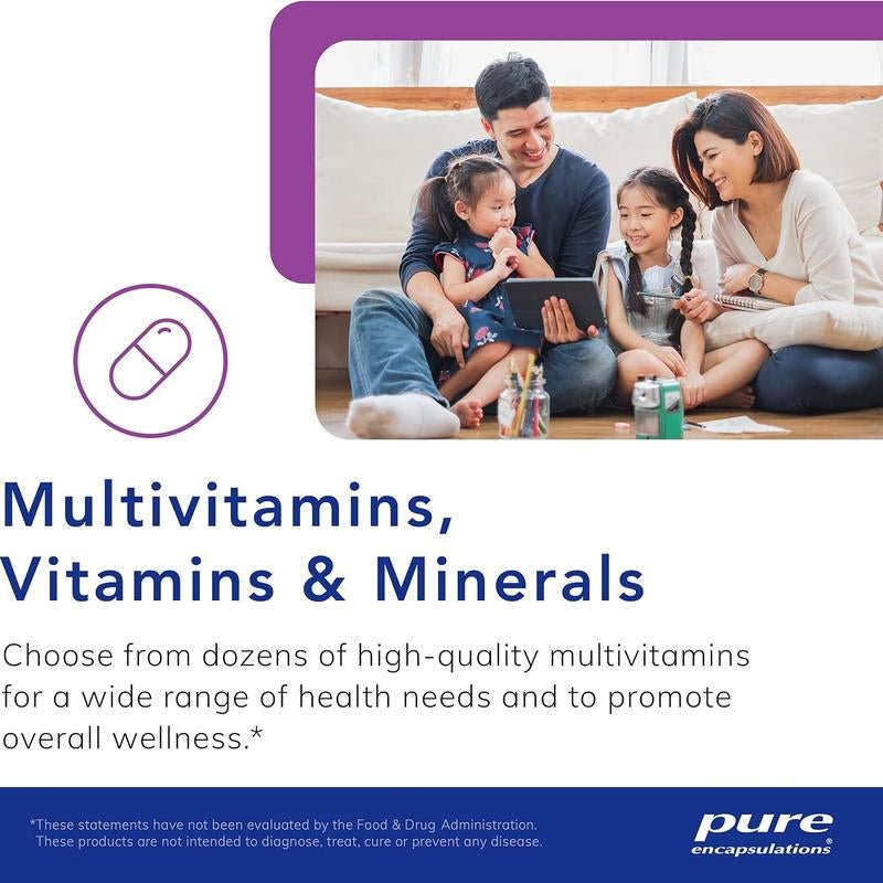 Pure Encapsulations O.N.E. Multivitamin – Daily High - Potency Antioxidant & Cellular Health Formula (30 Capsules) - Everbeaut