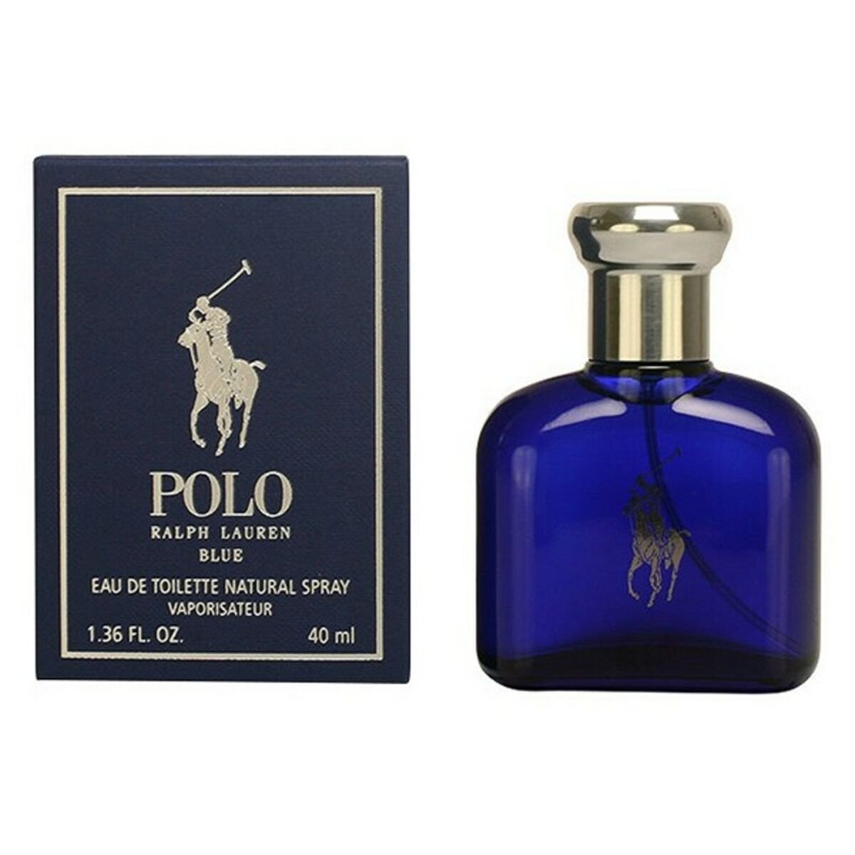 Ralph Lauren Polo Blue Eau de Toilette for Men – 4.2 oz | Fresh Aquatic Cologne with Citrus, Sage & Suede - Everbeaut