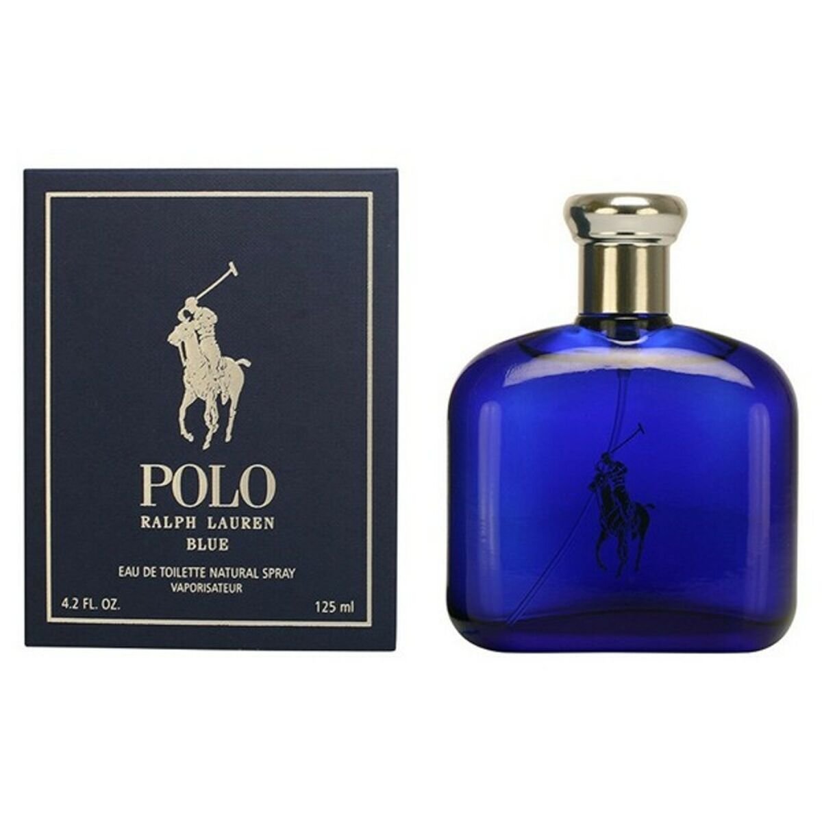 Ralph Lauren Polo Blue Eau de Toilette for Men – 4.2 oz | Fresh Aquatic Cologne with Citrus, Sage & Suede - Everbeaut